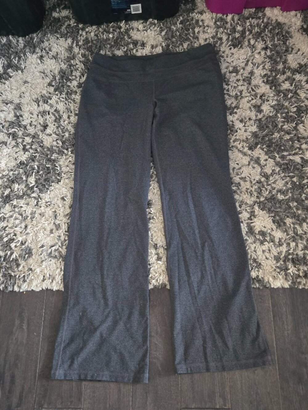 Roots 73 Women’s Journey Yoga Flare Pants | Size Large | Charcoal Grey